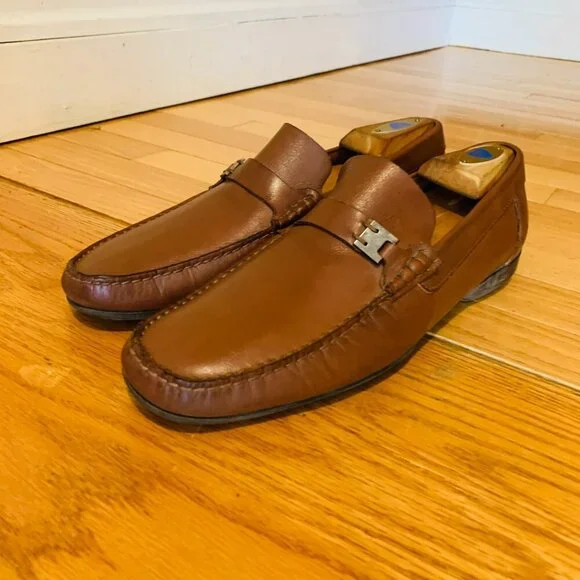Bruno Magli Penny Loafer Xeno Men\'s 10.5, Brown Bruno Magli Suede Penny Loafer - main image 2